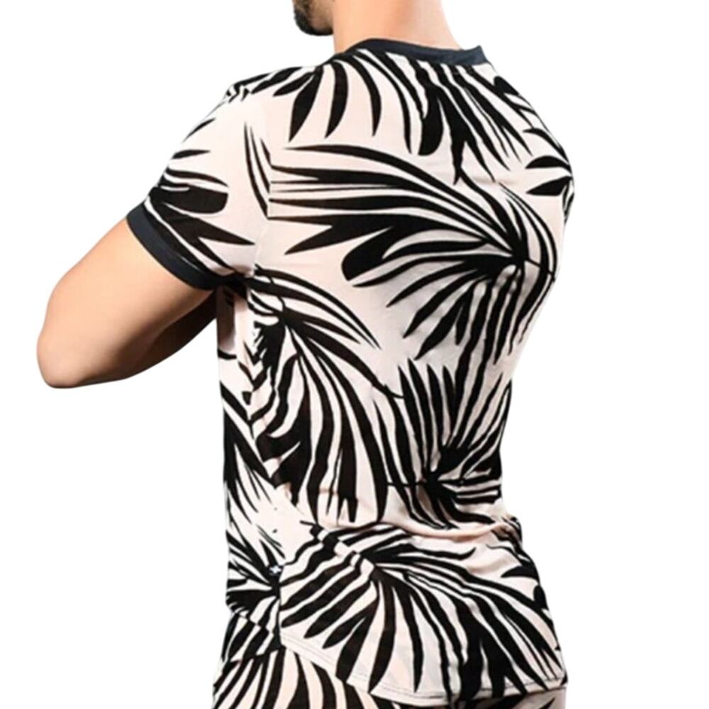 Andrew Christian Palmero Sheer V-Neck Tee Medium - Picture 7 of 9